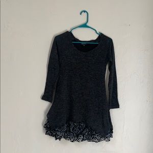 Sweet, frilly sweater/dress🖤